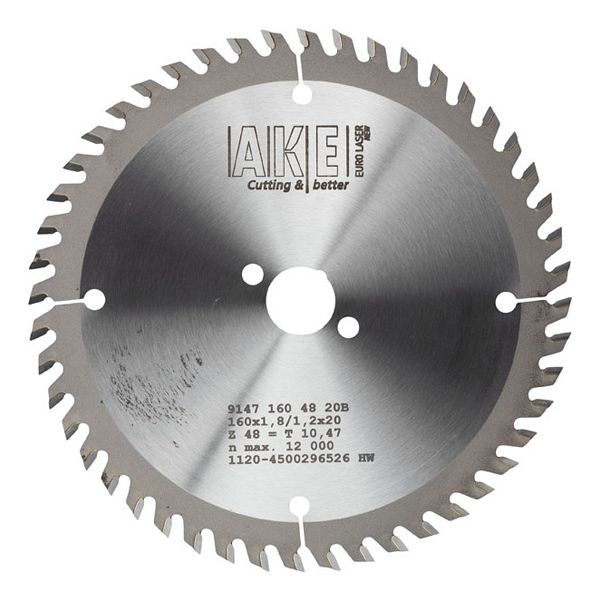 MTR-13 Lame de scie circulaire Bois 160 X 1,8/1,2 Z= 48 W
