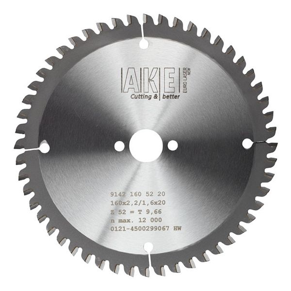 MTR-17 Lame de scie circulaire Aluminium 160 X 2.2/1.6 Z=52 TF Neg.