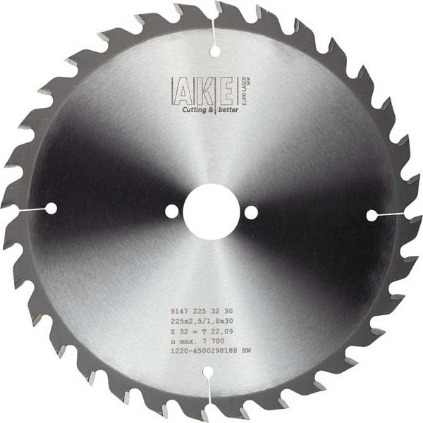 MTR-35 Lame de scie circulaire bois 225 X 2,5/1,8 Z= 32 W