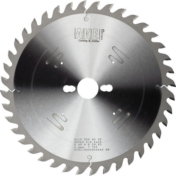 MTR-43 Lame de scie circulaire Bois 250 X 3.2/2.2 Z= 48 W Neg.