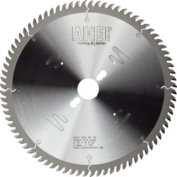 MTR-45 Lame de scie circulaire Panneau de particules 250 X 3.2/2.2 Z= 80 TF Pos.